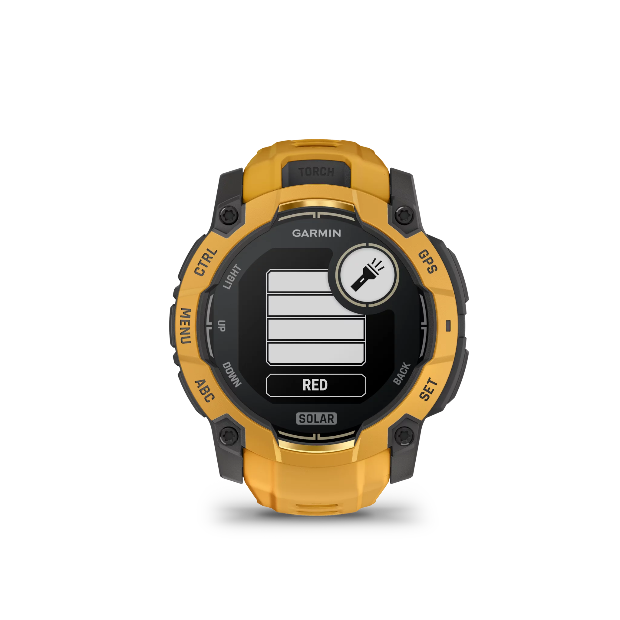 Garmin Instinct 3 Solar, 50mm Grau/Sunburst mit Silikon-Wechselarmband, 26mm