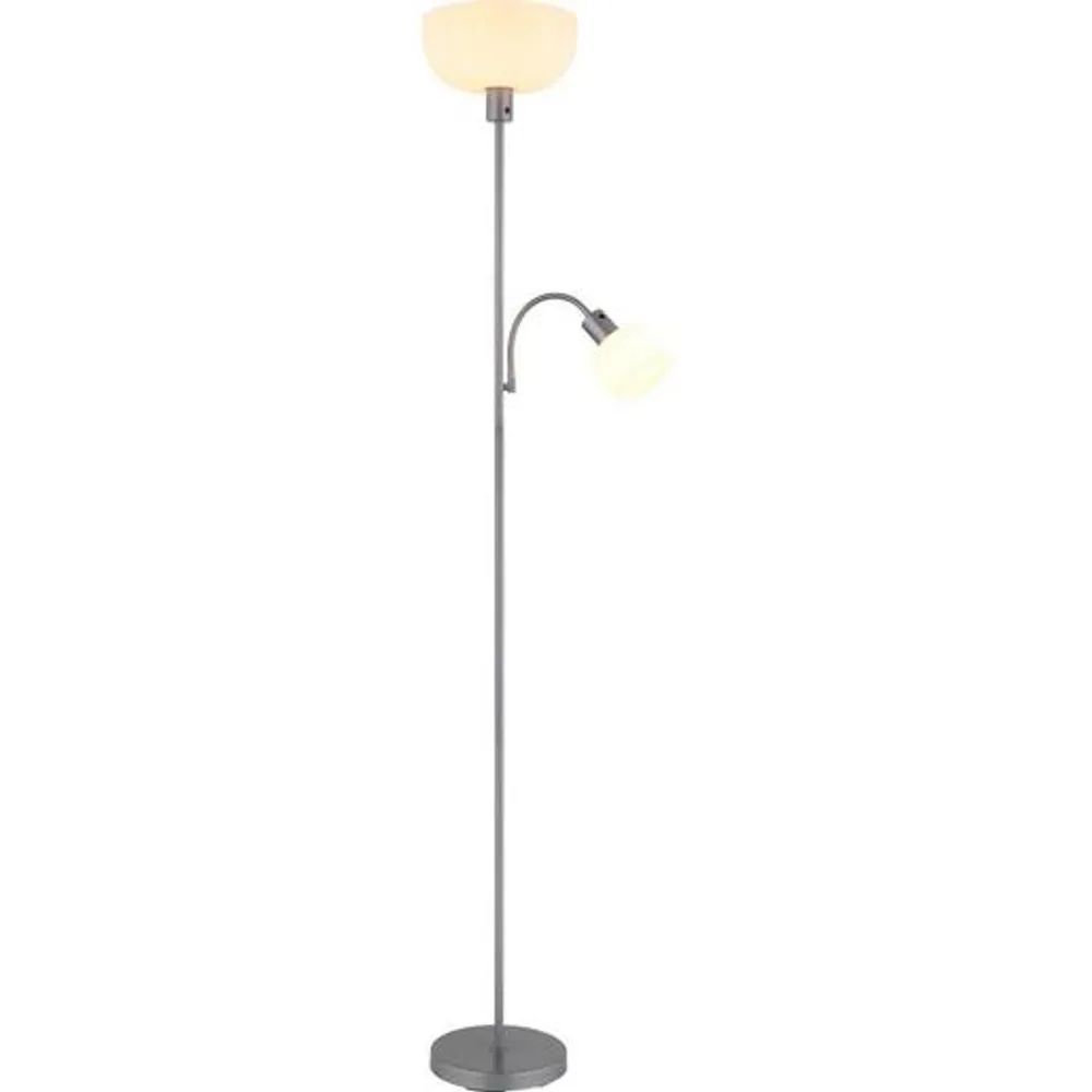 Globo STEHLEUCH. 1XE27 60W+1XE14 40W / GLOBO HINTON SILBER 26C610 59947