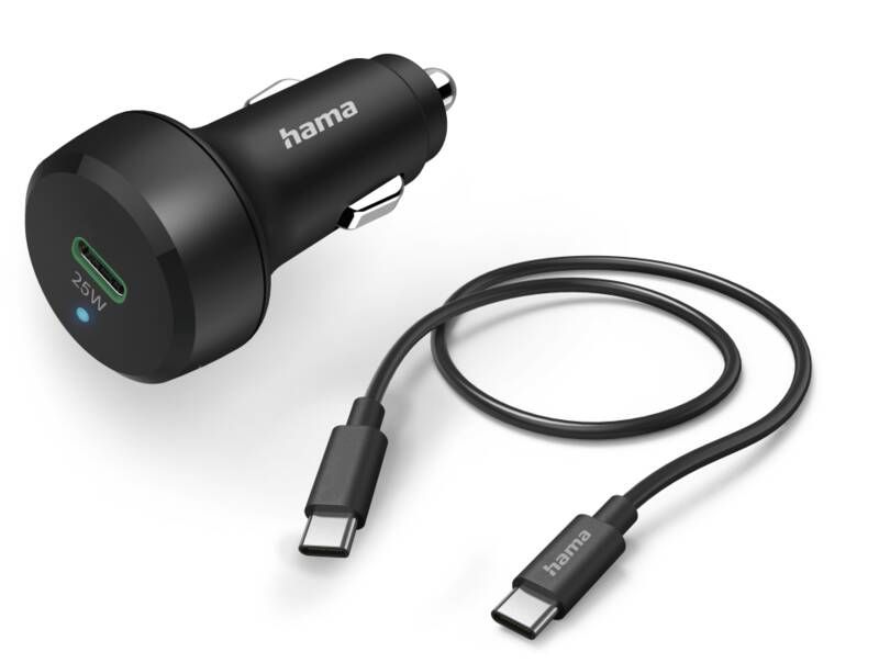Hama 201614 Kfz-Ladeset, USB-C, 25 W