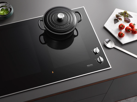 Miele Induktionskochfeld KM 7174 FR Edelstahlrahmen