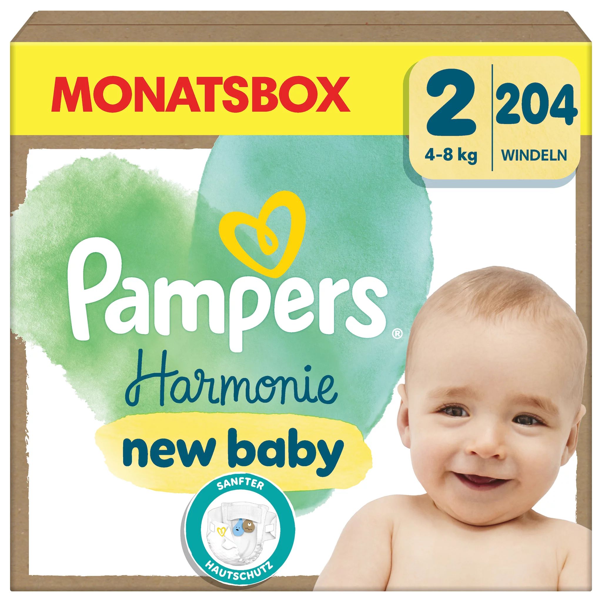 Pampers Harmonie Gr.2 Mini 4-8 kg Monatsbox