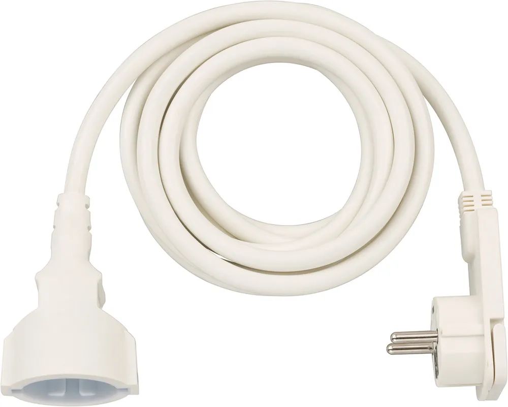 Brennenstuhl Verl.-Kabel 3m H05VV-F3G1,5 ws.