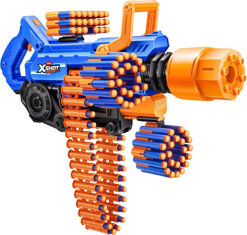Zuru XSHOT Insanity - Blaster Smoke N Barrel inkl. 72 Darts