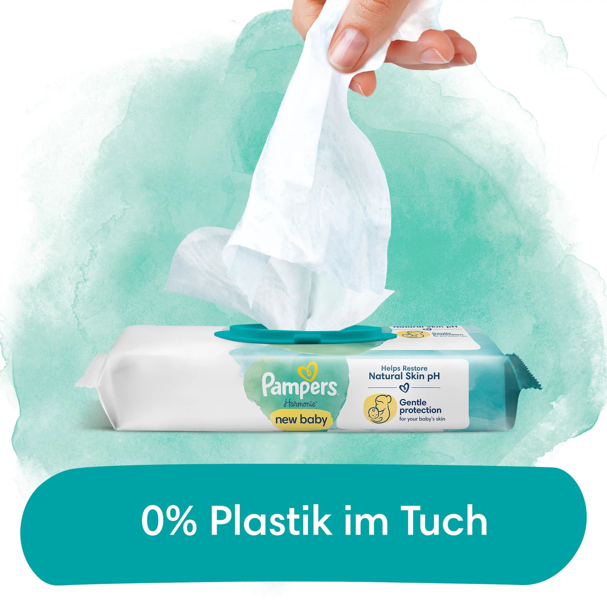 Pampers Feuchte Tücher Harmonie New Baby Aloe 1x