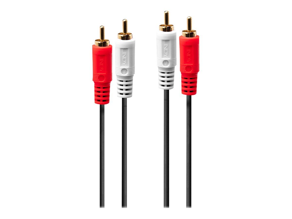 Lindy Premium - Audiokabel - RCA x 2 (M) bis RCA x 2 (M)