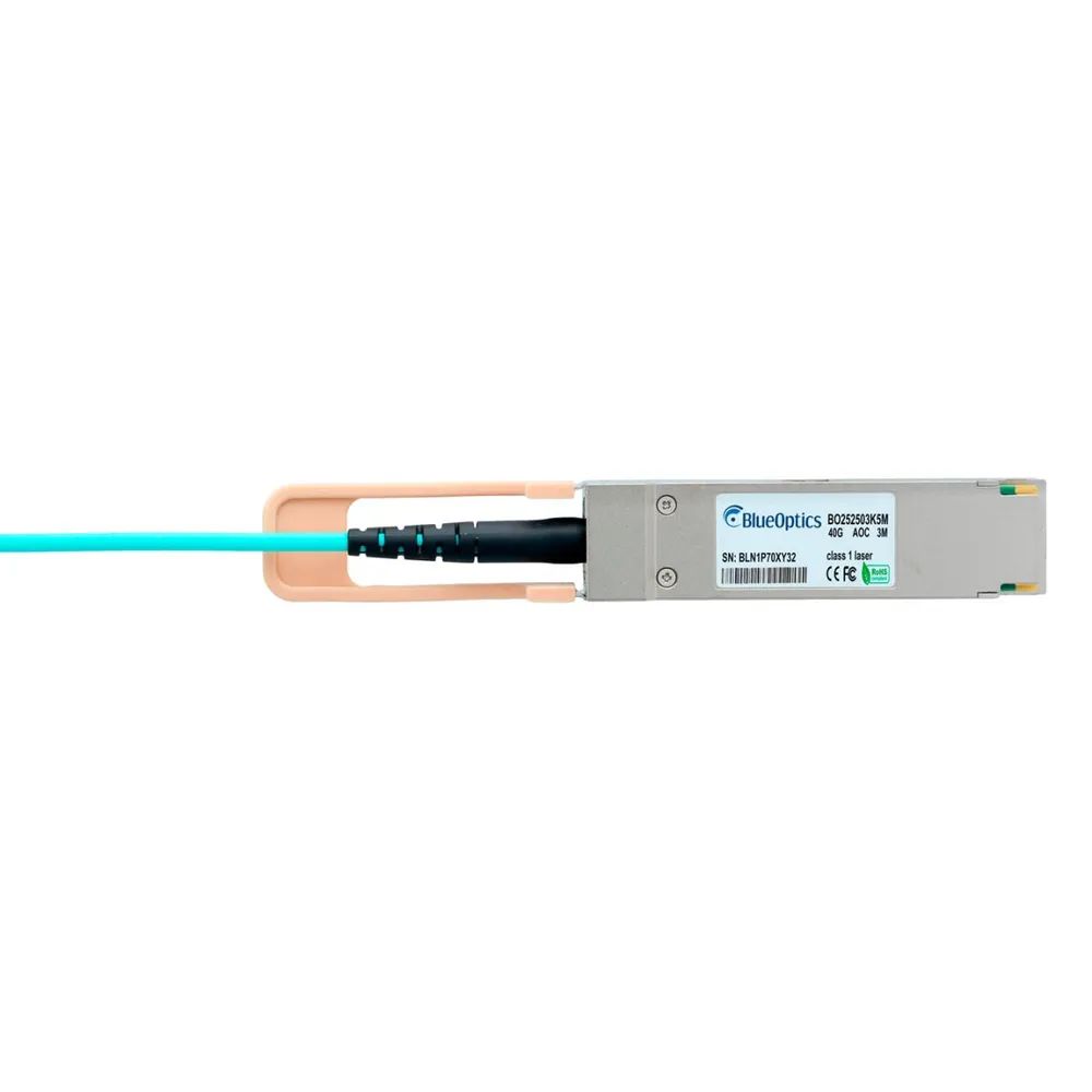 BlueOptics Apresia H-QSFP+AOC50M QSFP BlueOptics Aktives Optisches Kabel (AOC), 40GBASE-SR4, 50 Meter