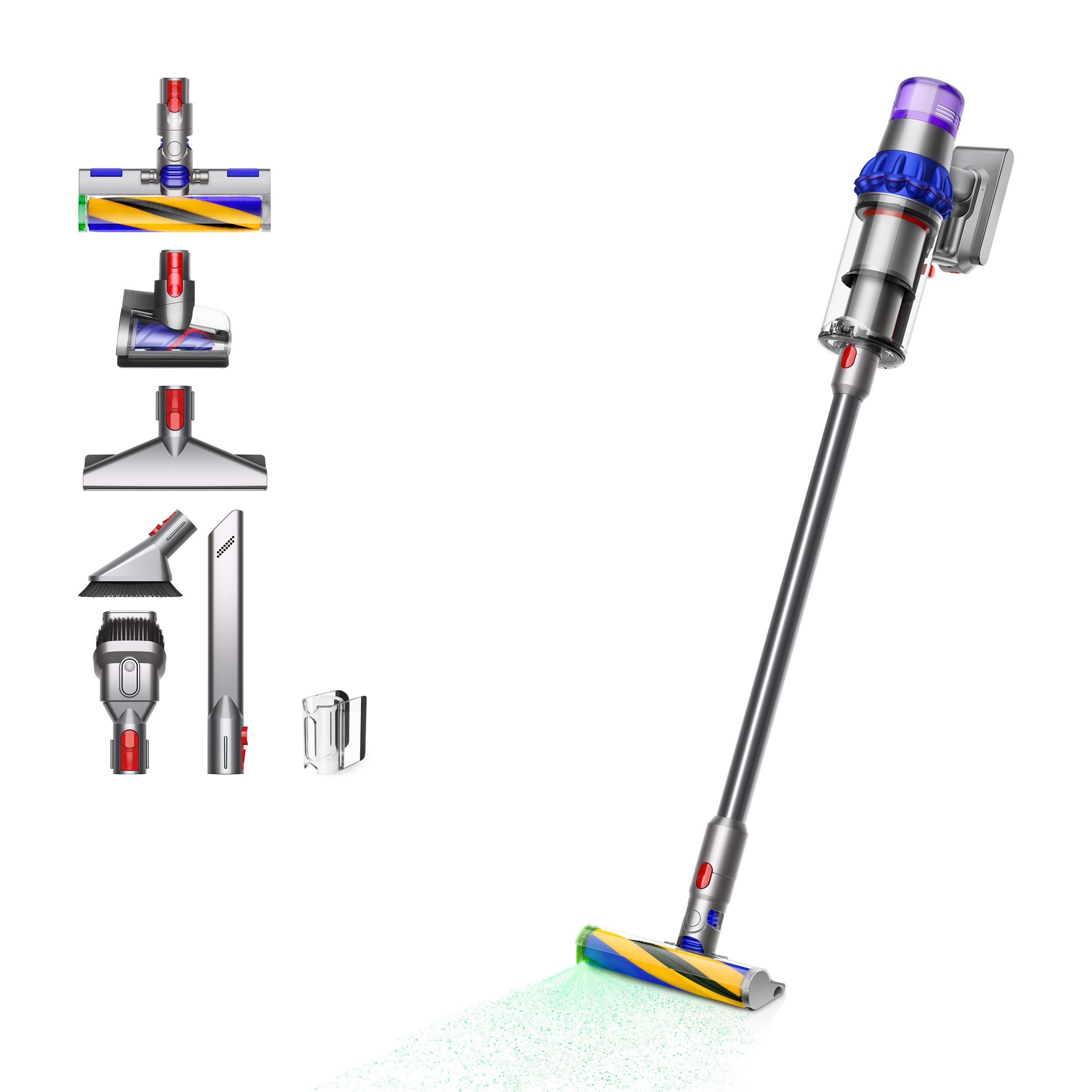 Dyson SV47 V15 Detect , Fluffy, Blau/ Nickel