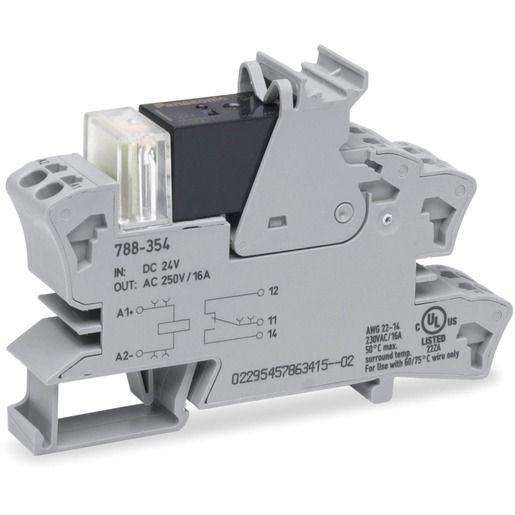 Wago REL-BAUST. DC24V/1CO/16A / WAGO 788-354