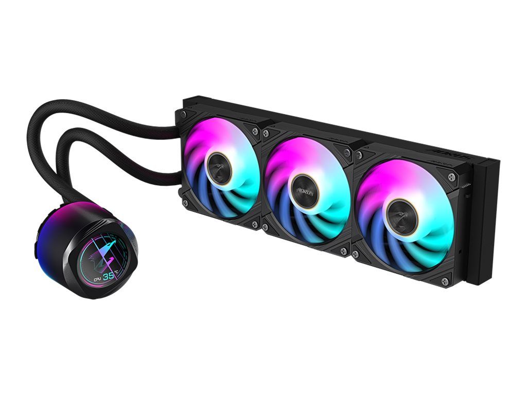 Gigabyte AORUS WATERFORCE X II 360 - Prozessor-Flüssigkeitskühlsystem - (für: AM4, TR4, LGA1200, LGA1700, AM5, LGA115x Socket, sTR5)