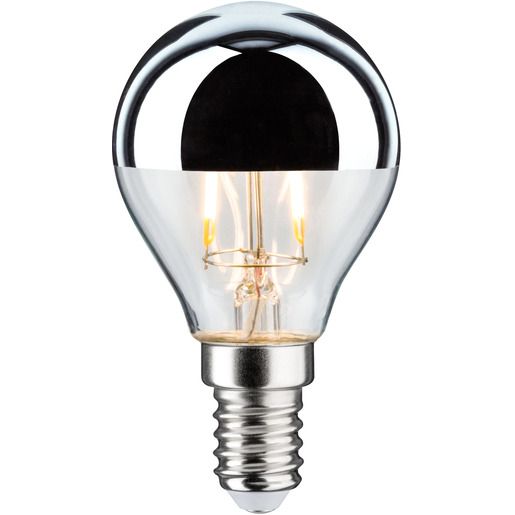 Paulmann LED LAMPE 220LM E14 827 2,6W / PAULMA KOPFSPIEGEL SILBER 28663