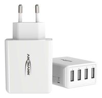 Ansmann Home Charger HC430 - Netzteil - 30 Watt - 6 A - 4 Ausgabeanschlussstellen (USB)