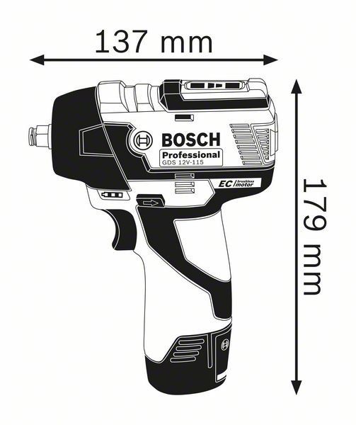 Bosch Professional GDS 12V-115 Solo