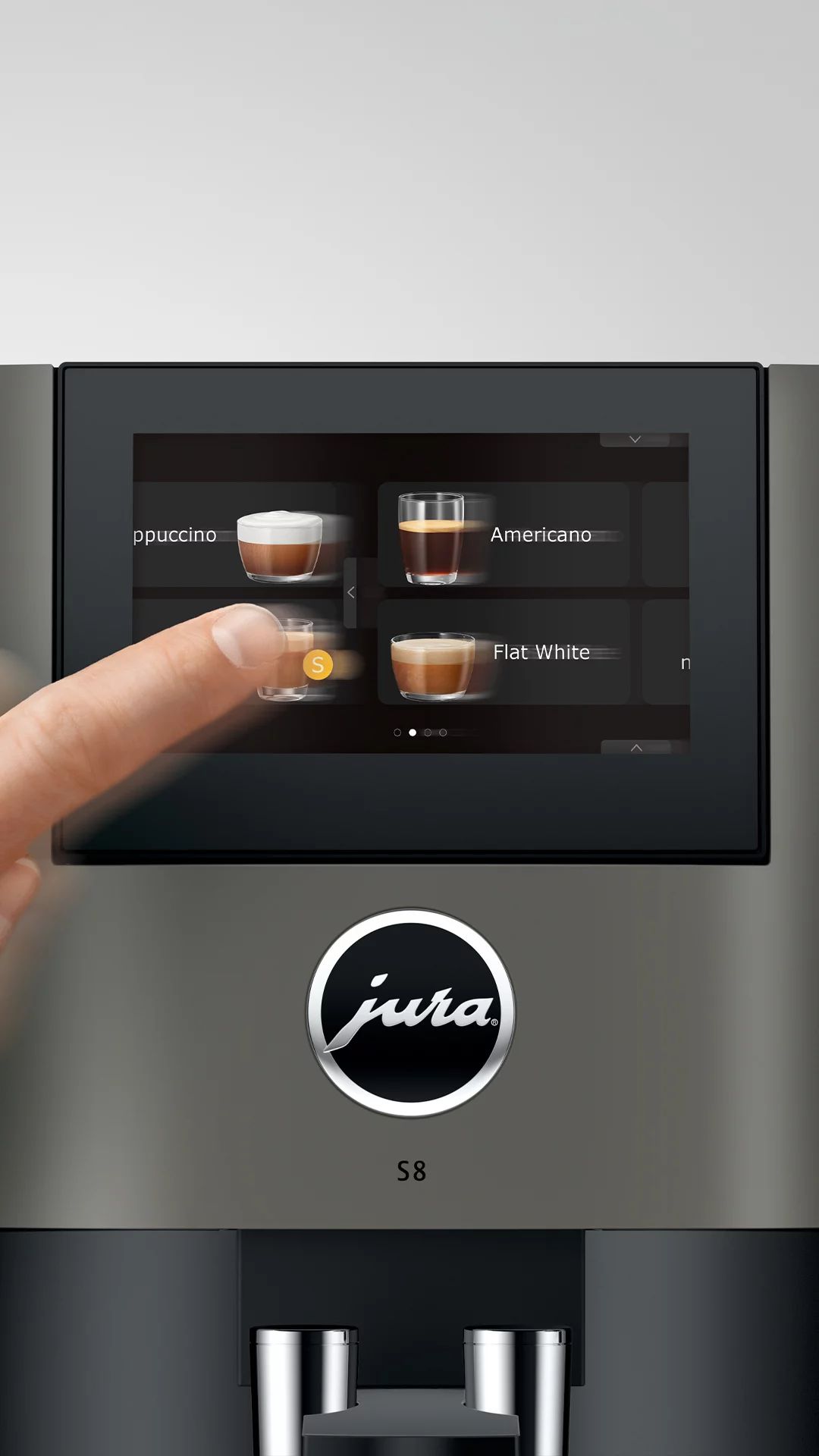 Jura S8 (EB), Dark Inox 