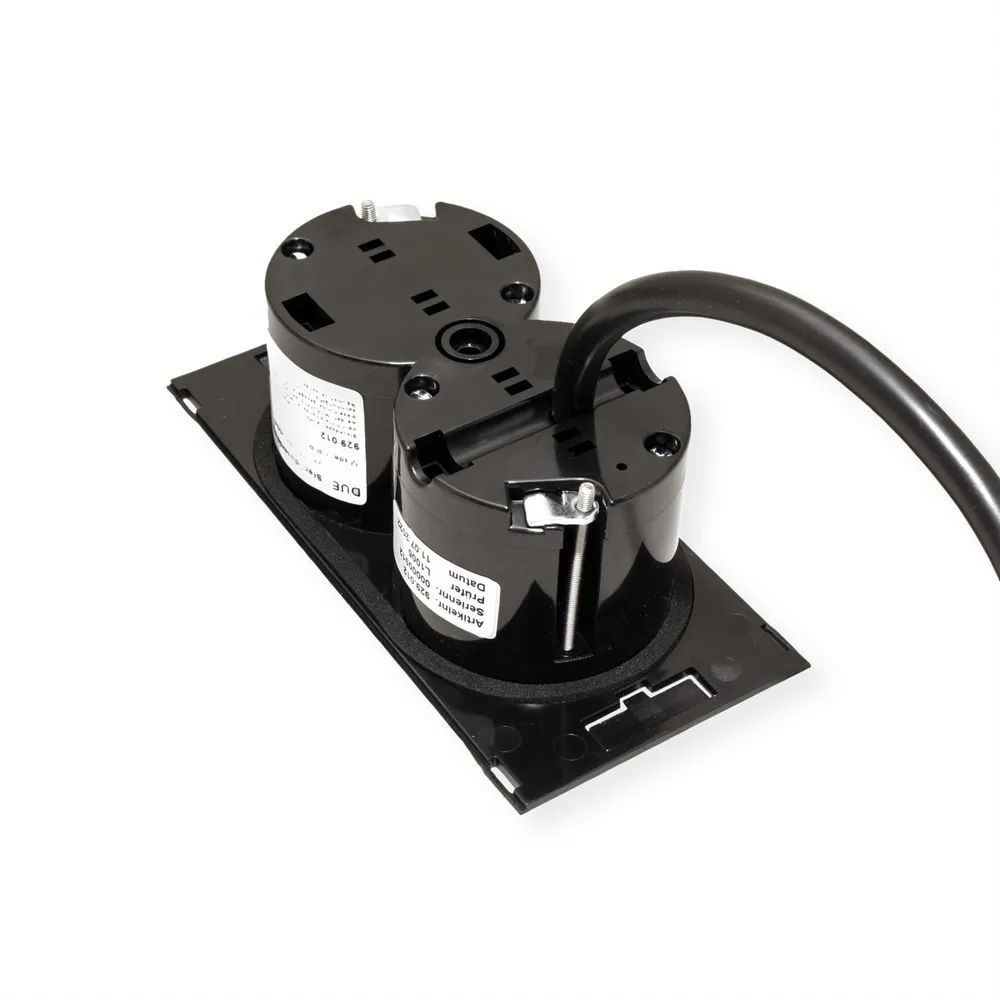 BACHMANN DUE 2xUTE , incl. Anschlukabel GST18, schwarz, 0,2 m