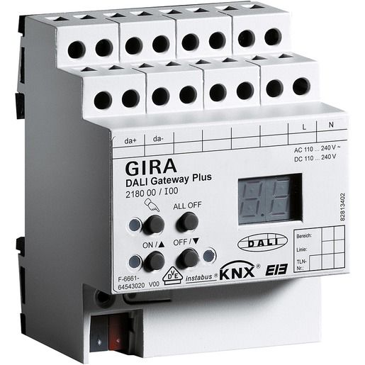Gira DALI-GATEWAY PLUS KNX EIB REG / GIRA 218000 INSTABUS 218000