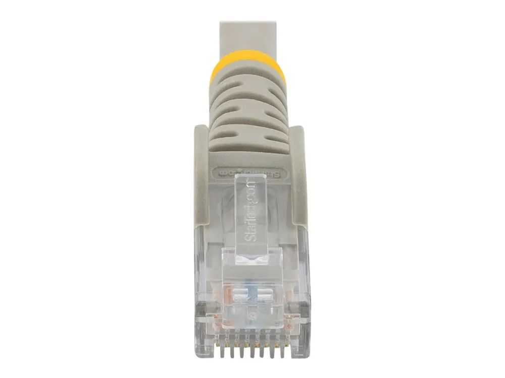 StarTech.com 50cm Cat6 Gigabit Snagless Patchkabel - RJ45 UTP Netzwerkkabel mit Schutzmanschette - Cat 6 Kabel - Grau - Patch-Kabel - RJ-45 (M)