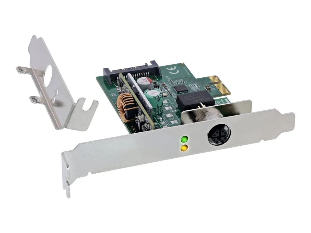 InLine Gigabit Netzwerkkarte - M12 x-kodiert - PCIe x1 - 2.1 - PoE+