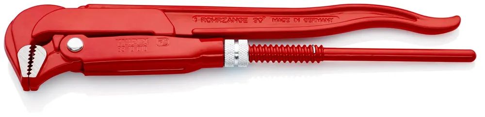 KNIPEX Rohrzange 90° rot pulverbeschichtet 310 mm