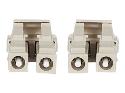 Intellinet Fiber Optic Patch Cable, OM3, LC/LC, 1m, Aqua, Duplex, Multimode, 50/125 µm, LSZH, Fibre, Lifetime Warranty, Polybag - Patch-Kabel - LC Multi-Mode (M)
