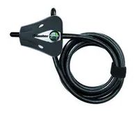 MasterLock 8417EURDPRO - Kabelschloss - Schwarz - Stahl - Vinyl - Vinyl - Stahl - 1800 mm