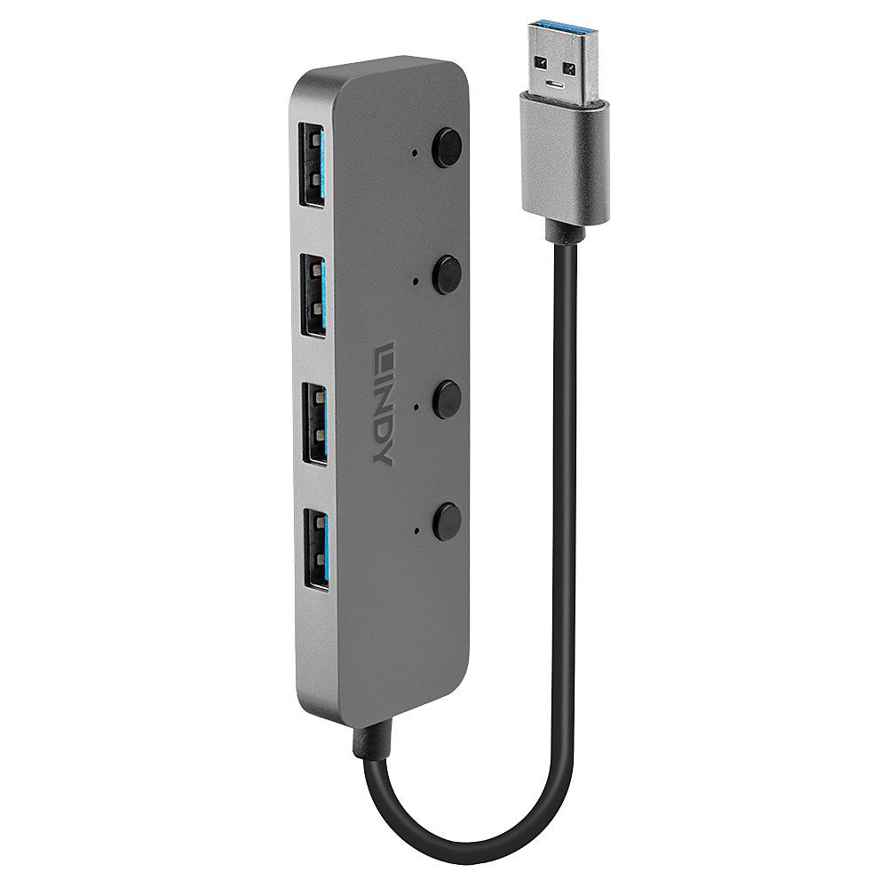 Lindy Hub - 4 x SuperSpeed USB 3.0 - Desktop