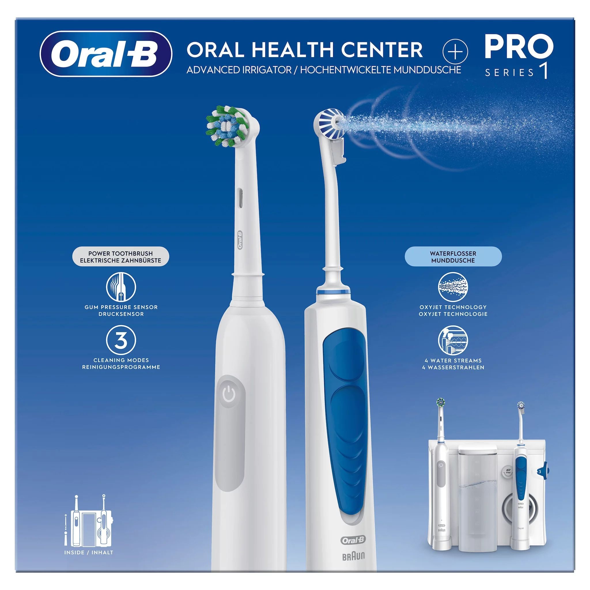 Oral-B Center OxyJet + Oral-B Pro 1
