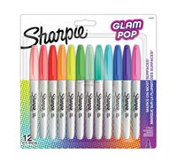 Sharpie Marker Permanentmarker Fine Glam Pop 12er Blister