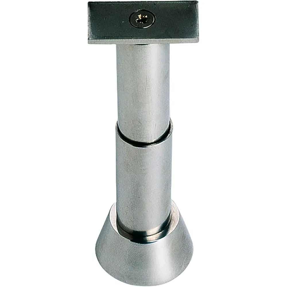 Woelm GmbH  Trennwandstütze gerade, verstellbar Bodenabstand 100-125 mm, Edelstahl