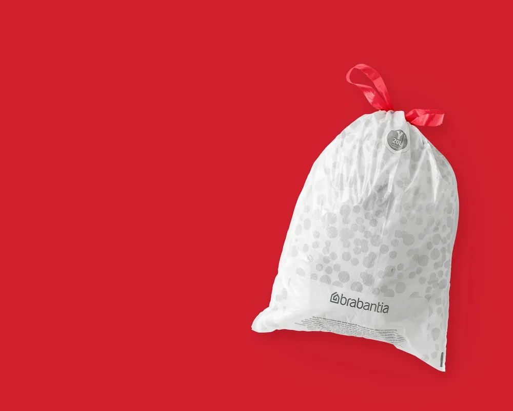 Brabantia PerfectFit Müllbeutel Y, 20L, 40/Rolle, White