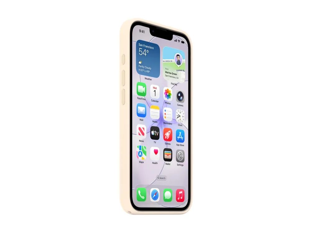 Apple Hintere Abdeckung für Iphone 17e Vanillefarbe