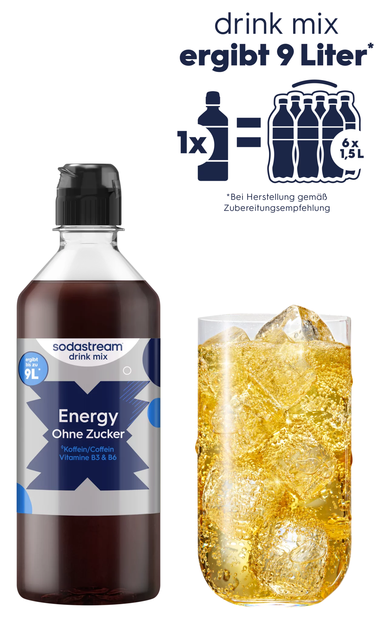 SodaStream drink mix Energy Zuckerfrei 440ml