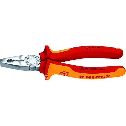 Knipex 2-K VDE 180 MM / KNIPEX KOMBIZANGE 03 06 180