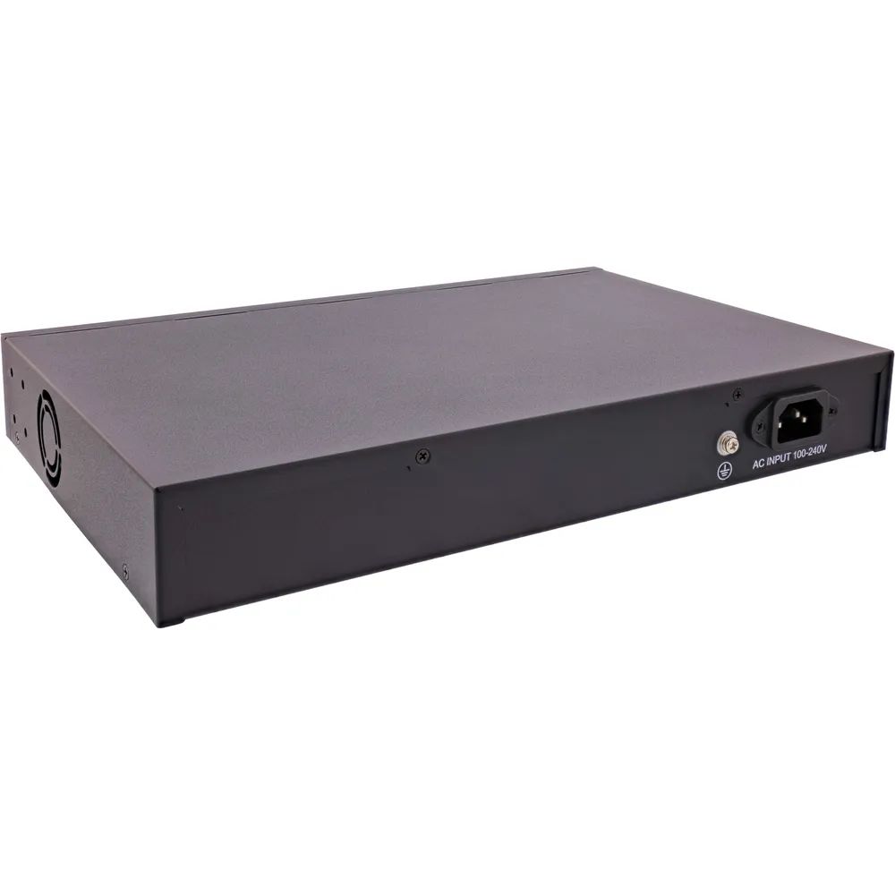 InLine Netzwerk Switch 8-Port - 10Gigabit Ethernet - 19" - Metall - Lüfter