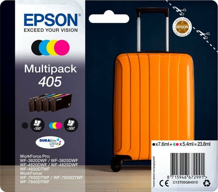 Epson 405 Multipack - 4er-Pack - Schwarz, Gelb, Cyan, Magenta