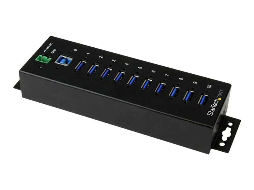 StarTech.com 10 Port Industrieller USB 3.0 Hub