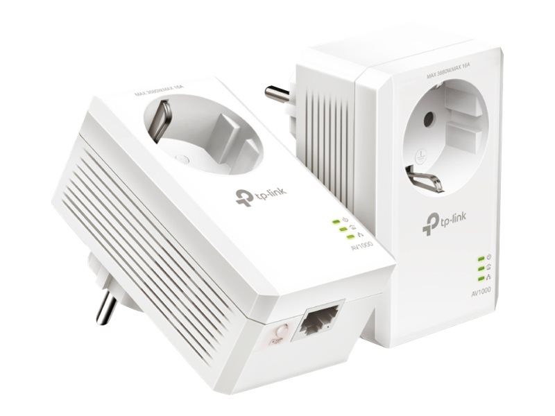 TP-LINK TL-PA7017PKIT - 1000 Mbit/s - IEEE 1901,IEEE 802.3,IEEE 802.3ab,IEEE 802.3u - Gigabit Ethernet - 10,100,1000 Mbit/s - HomePlug AV2 - OFDM