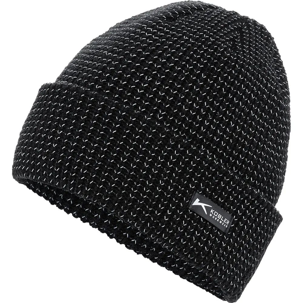 KÜBLER Strick Haube - Mütze 8207 schwarz unisex