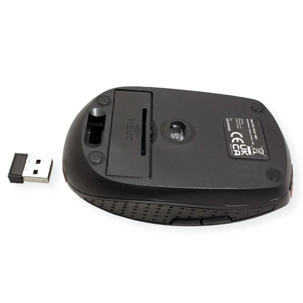 ROLINE Maus, optisch, USB, wireless