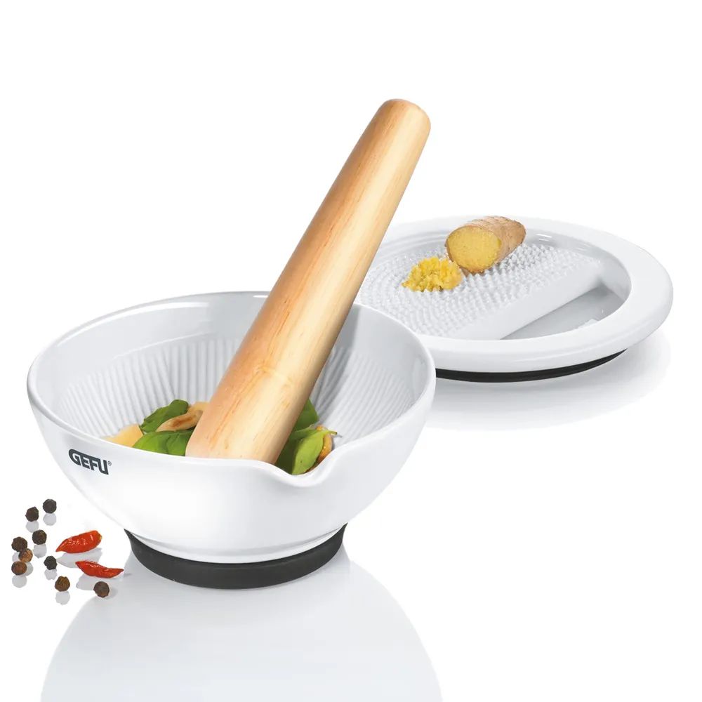 GEFU Mörser mit Ingwerreibe SURI