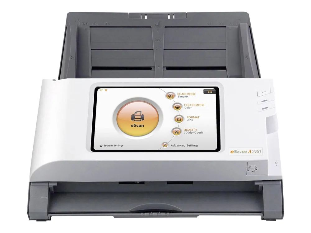 Plustek eScan A280 - Essential - Dokumentenscanner - CCD - Duplex - Legal - 600 dpi x 600 dpi - bis zu 20 Seiten/Min. (einfarbig)