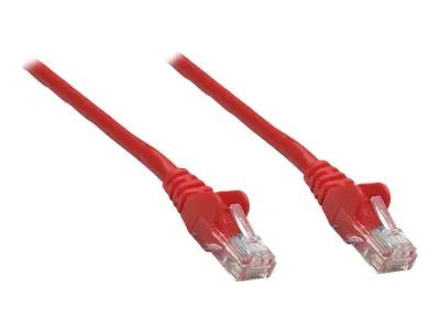 Intellinet Network Patch Cable, Cat6, 1.5m, Red, Copper, S/FTP, LSOH / LSZH, PVC, RJ45, Gold Plated Contacts, Snagless, Booted, Polybag - Patch-Kabel - RJ-45 (M)