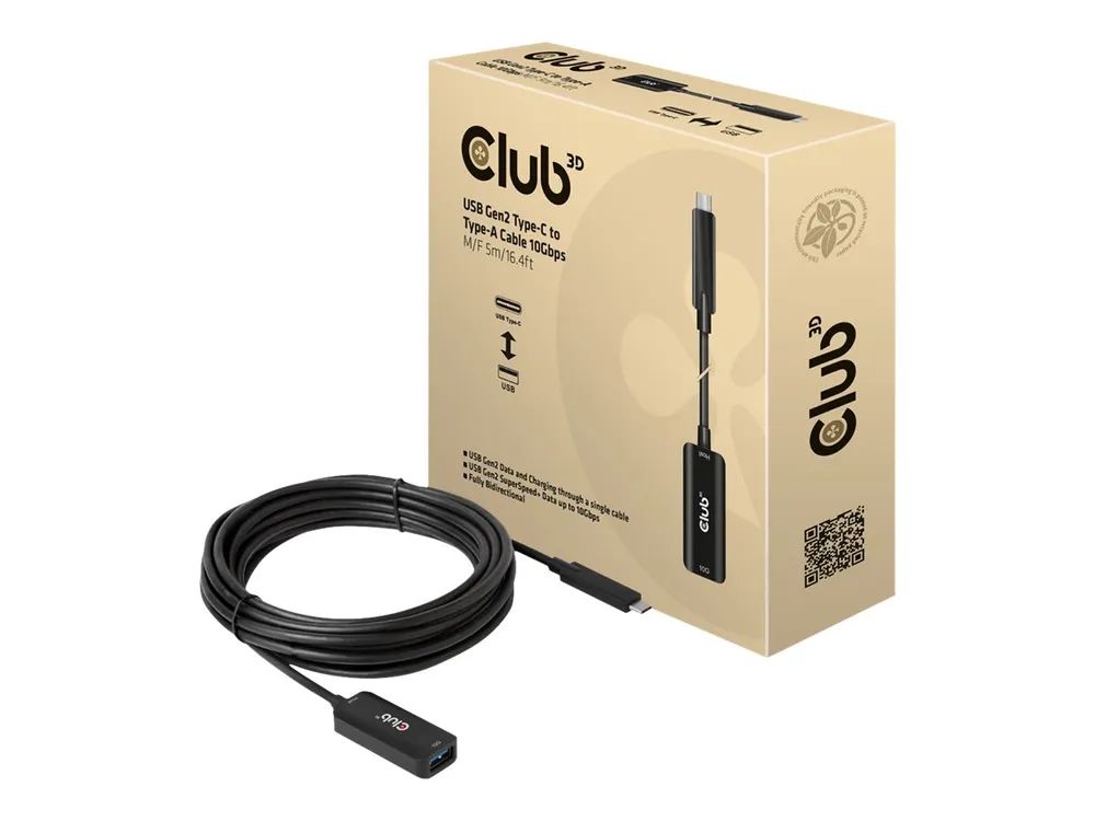 Club 3D USB-Verlängerungskabel - 24 pin USB-C (M)