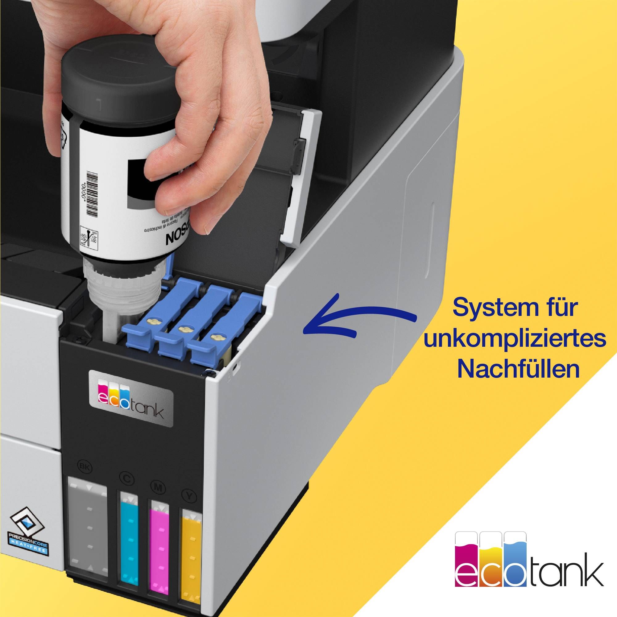 Epson EcoTank ET-5170 - Multifunktionsdrucker - Farbe - Tintenstrahl - A4 (210 x 297 mm)