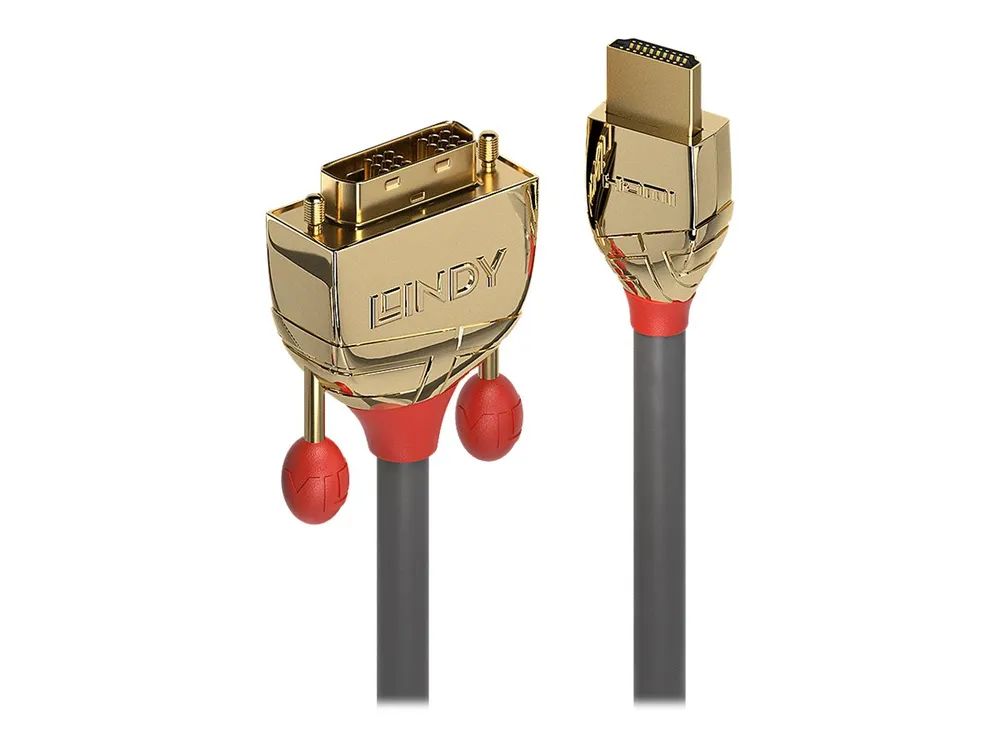Lindy Gold Line - Adapterkabel - HDMI männlich zu DVI-D männlich