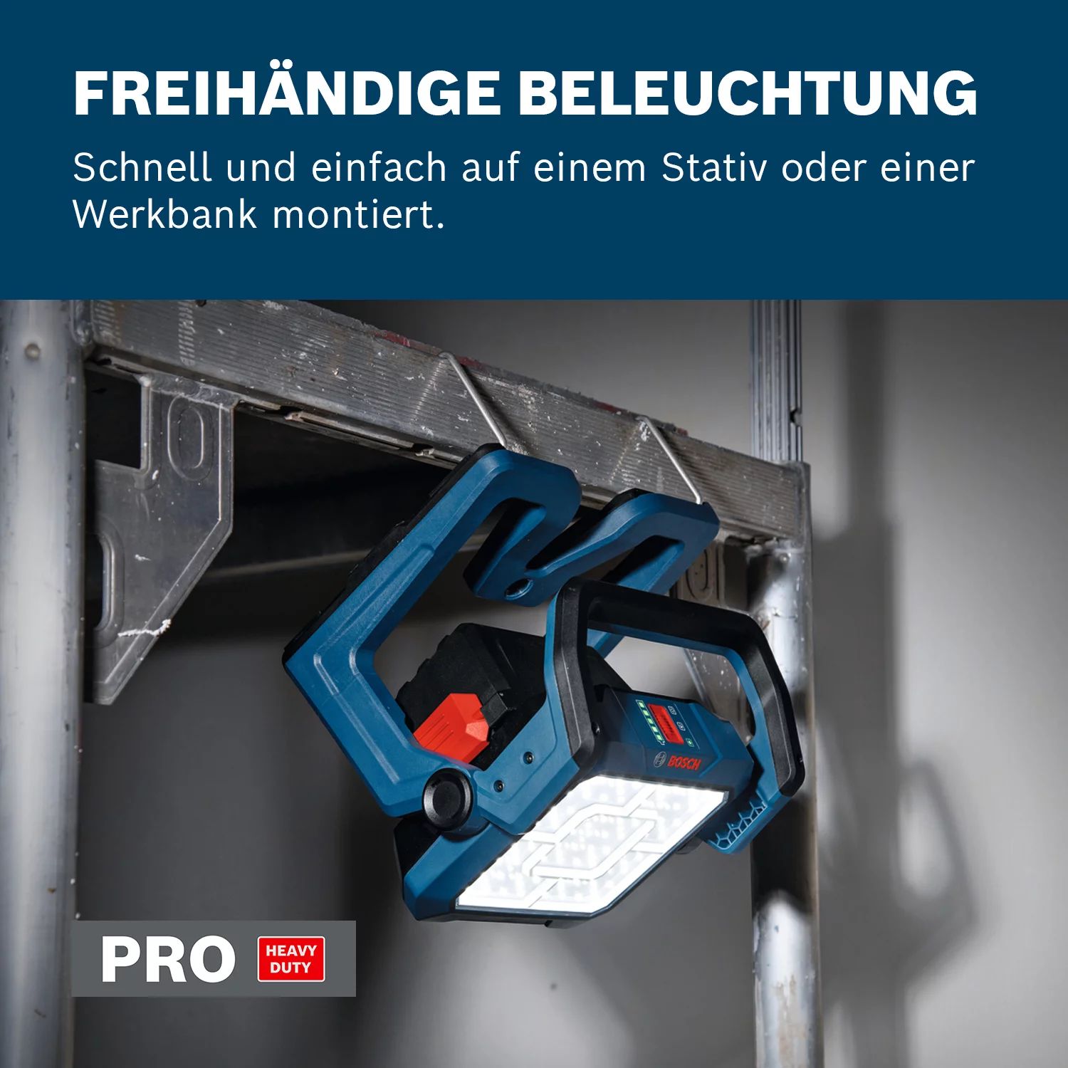 Bosch GLI18V-5000 Akku-Bauleuchte - 5000lm