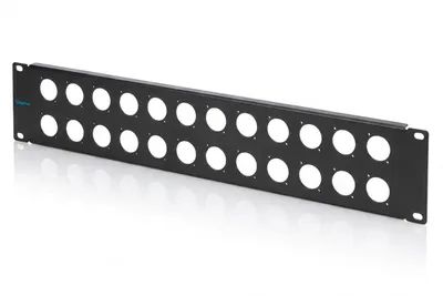 DIGITUS 2HE Rackblende für 24 x D-Type Module