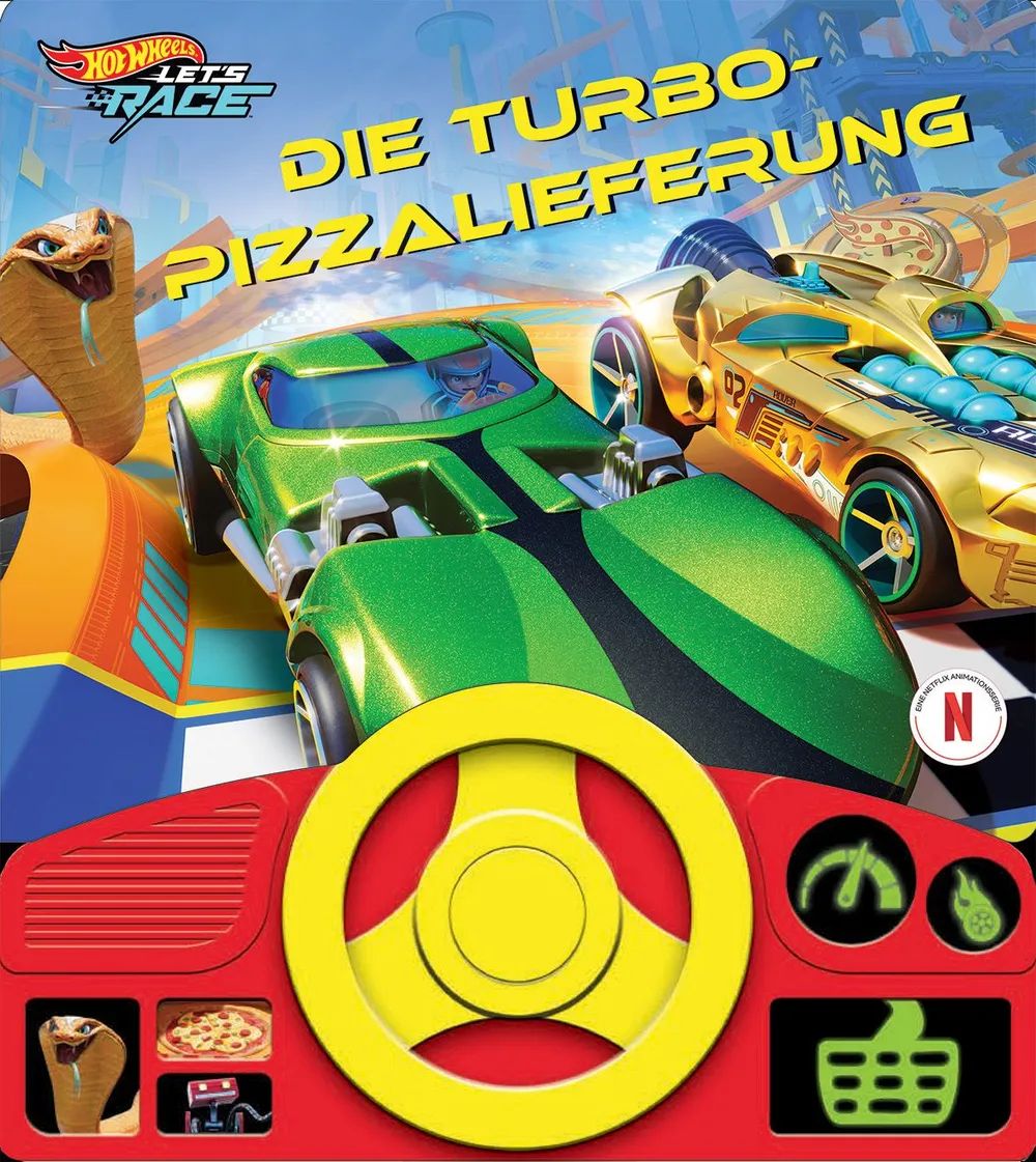 Phoenix International Lenkradbuch, Hot Wheels Let‘s race Sound