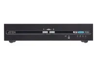 ATEN USB DisplayPort Dual Display Secure KVM Switch - KVM-Umschalter - 2-Port