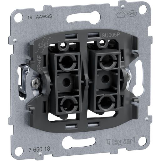 Legrand EINSATZ DOPPELTASTER MIT 2 WEC / LEGRAN 765018 SEANO 765018