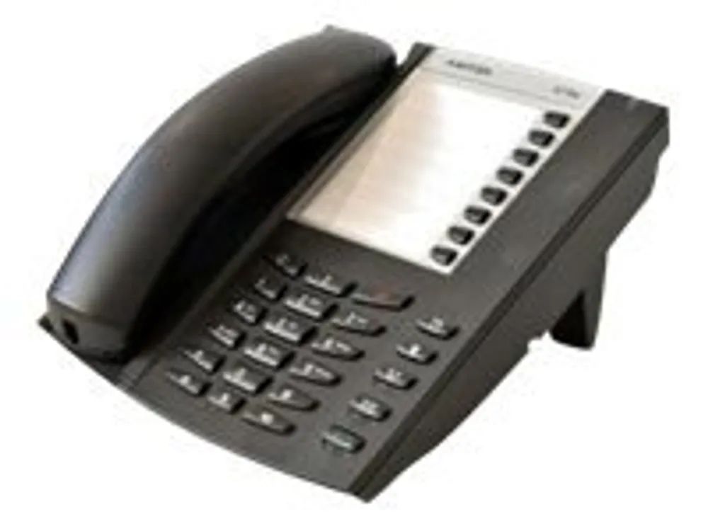 Mitel 6710a - Telefon mit Schnur - holzkohlefarben